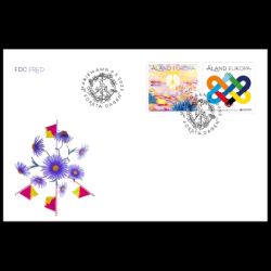 PEACE - The Highest Value of Humanity, EUROPA 2023, FDC of Aland