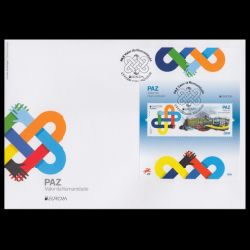 PEACE - The Highest Value of Humanity, EUROPA 2023, postmark of Azores
