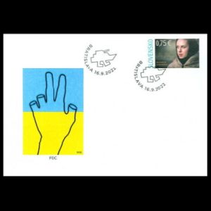 Support for Ukraine  FDC of Slovakia 2022