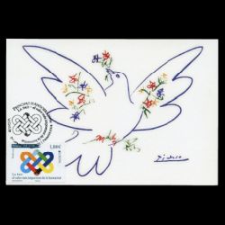PEACE - The Highest Value of Humanity, EUROPA 2023, Maxi Card of Andorra (France)