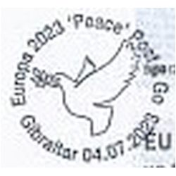 PEACE - The Highest Value of Humanity, EUROPA 2023, stamps of Gibraltar