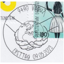 PEACE - The Highest Value of Humanity, EUROPA 2023, stamps of Liechtenstein