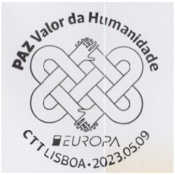 PEACE - The Highest Value of Humanity, EUROPA 2023, stamps of Portugal