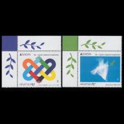 PEACE - The Highest Value of Humanity, EUROPA 2023, stamp of Croatia