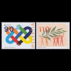 PEACE - The Highest Value of Humanity, EUROPA 2023, stamp of Switzerland
