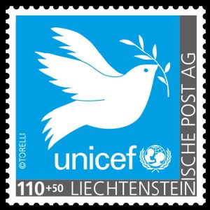 Solidarity stamps to Support Ukraine of Liechtenstein 2002