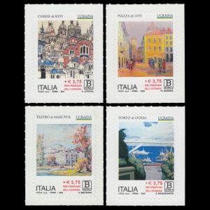 Protection of Rights and Freedoms - help for Ukraine stamps of Italy 2023