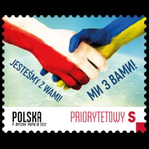 Support for Ukraine on stamps of Poland 2022