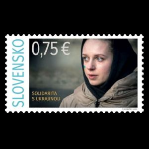 Support for Ukraine on stamps of Slovakia 2022