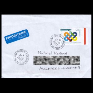 PEACE - The Highest Value of Humanity, EUROPA 2023, mailed cover from of Andorra (France)